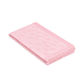 Pislak Alex Baby Knitted Blanket in light pink, folded with a fine dotted knit pattern.