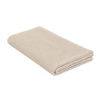 Dawn knitted blanket in Cream, isolated product view