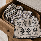 Herb Garden Set of 3 Knitted Kitchen Cloths